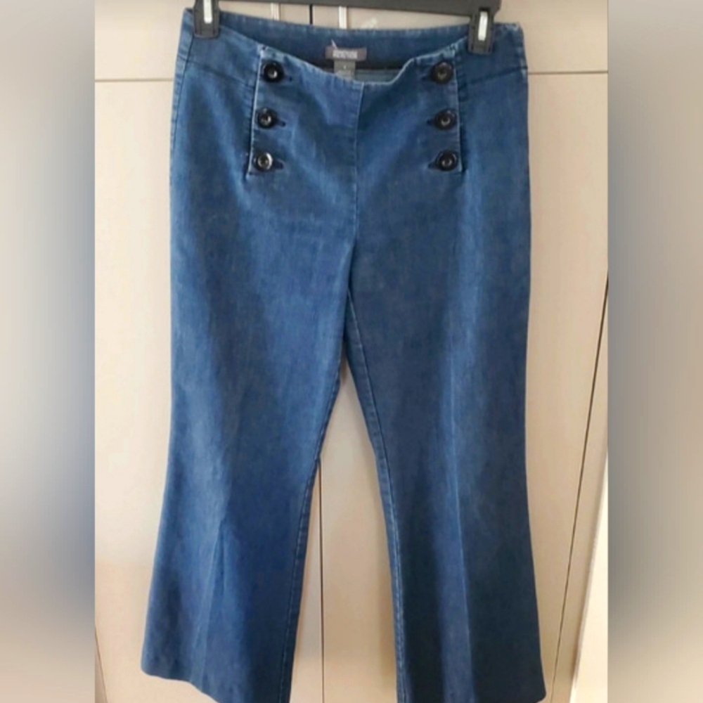 Kenneth Cole Reaction Navy style  wide leg jeans